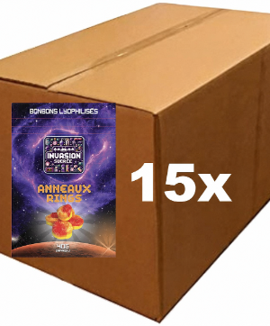 Boîte de 15 sachets d'anneaux lyophilisés