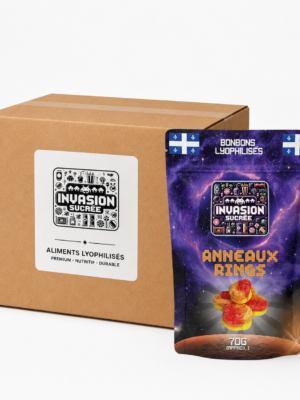 Anneaux lyophilisés - boîte de 15 sachets Invasion Sucrée