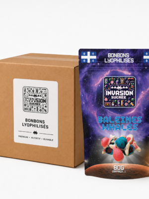 Baleines lyophilisées - boîte de 15 sachets Invasion Sucrée