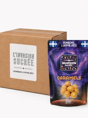 Caramels lyophilisés - boîte de 15 sachets Invasion Sucrée