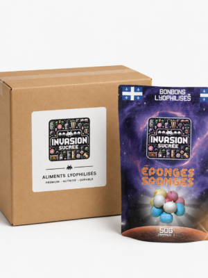 Éponges lyophilisées - boîte de 15 sachets Invasion Sucrée