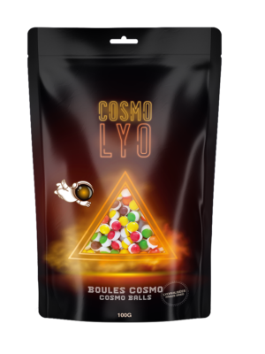 Sachet de boules Cosmo lyophilisées 100g