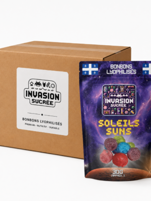 Soleils lyophilisés - boîte de 15 sachets Invasion Sucrée