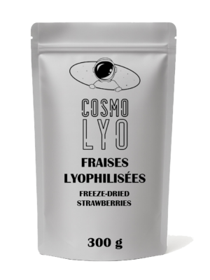 Sachet de fraises lyophilisées 300g