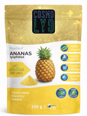 Poudre d’ananas lyophilisé 100g pour pâtisserie