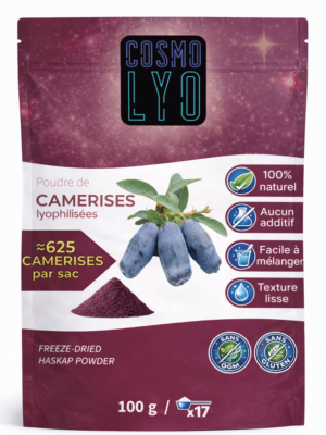 Poudre de camerises lyophilisées 100g pour pâtisserie