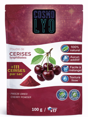 Poudre de cerises lyophilisées 100g pour pâtisserie