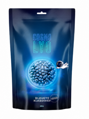 Bleuets lyophilisés 25g pour vente au détail