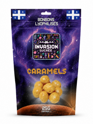Caramels lyophilisés - sachet Invasion Sucrée