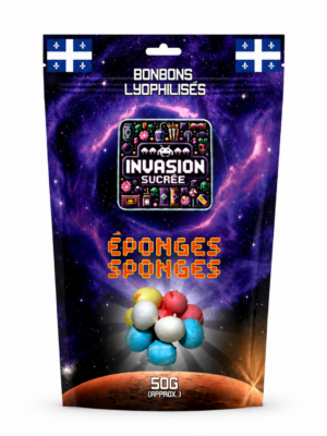 Bonbons éponges lyophilisés - sachet Invasion Sucrée